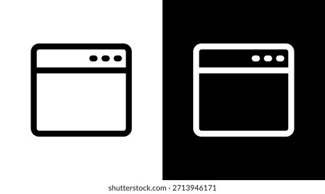 Web con diseño de conjunto de iconos