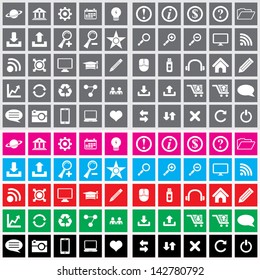Web Icon Set. Easy To Edit Vector Image
