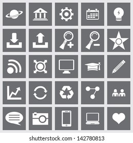 Web Icon Set. Easy To Edit Vector Image