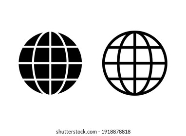 Conjunto de iconos Web. ir al icono web. icono de clic en el sitio web