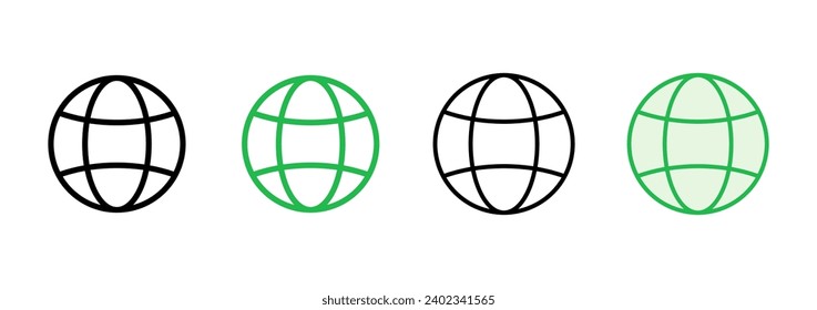 Web icon set. go to web icon. web click icon