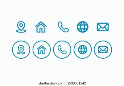 Web icon set for graphic and mobile app