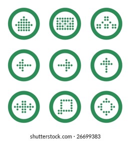 Web icon set of home, site map, forum, e-mail and others.