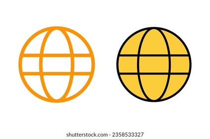 Web icon set for web and mobile app. go to web sign and symbol. web click icon. Global search icon