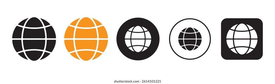 Web icon set. Web symbol collection. Vector illustration eps 10