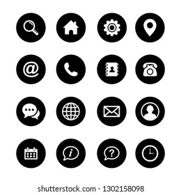Web icon set. Set of web icon symbol vector. for web computer and mobile