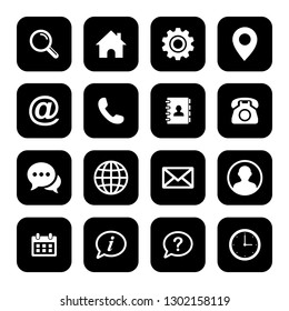 Web icon set. Set of web icon symbol vector. for web computer and mobile