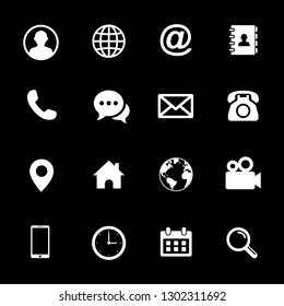 Web icon set. Set of web icon symbol vector