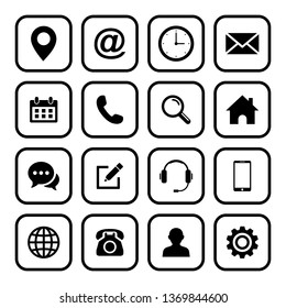 Web icon set. Set of web icon symbol vector. computer and mobile icons