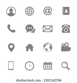 Web icon set. Set of web icon symbol vector. computer and mobile icons