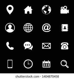 Web icon set symbol vector. for web computer and mobile