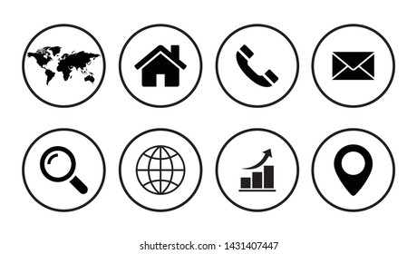 Web icon set symbol vector