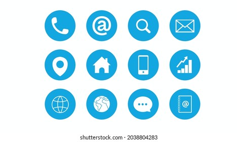 Web icon set symbol vector. Vector flat editable isolated set of icons