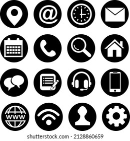 Web icon set. Set of web icon symbol vector. flat icon for apps and websites on white background..eps
