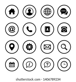 Web icon set symbol. Website set icon vector. for web computer and mobile