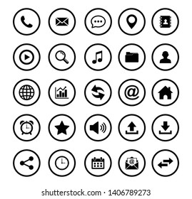Web icon set symbol. Website set icon vector. for web computer and mobile