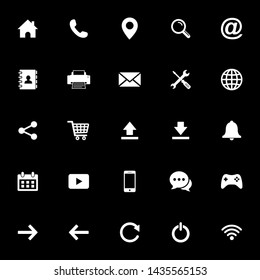 Web icon set symbol. Website set icon vector. for web computer and mobile