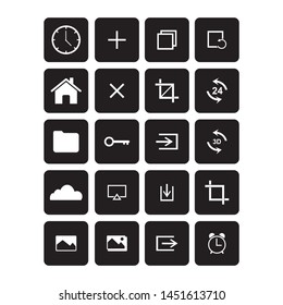 Web icon set symbol. Website set icon vector. for web computer and mobile