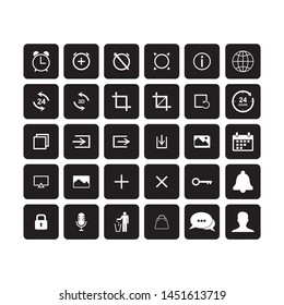 Web icon set symbol. Website set icon vector. for web computer and mobile