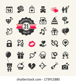 Web icon set - Valentine's day