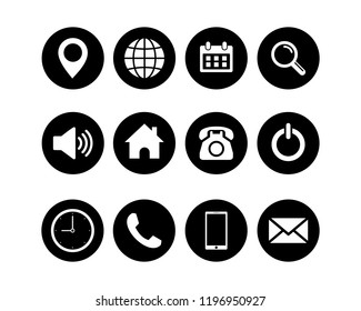 Web icon set vector Web icon set vector