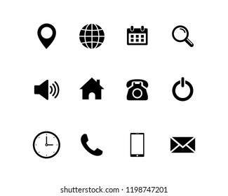 Web icon set vector Web icon set vector