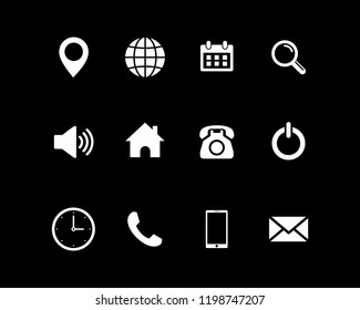 Web icon set vector Web icon set vector