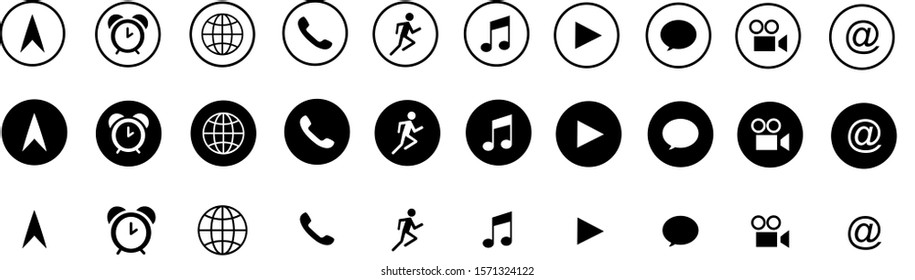 Web icon set - vector