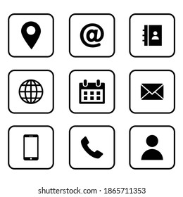 
Web icon set vector. for web computer and mobile