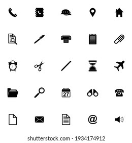 web icon set vector sign symbol
