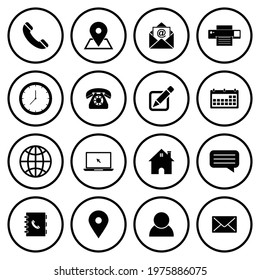 web icon set vector sign symbol