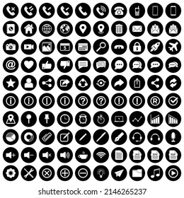 web icon set, web vector set sign symbol