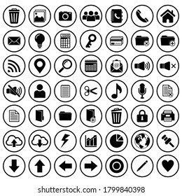 web icon set vector symbol isolated illustration white background