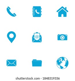web icon set vector symbol