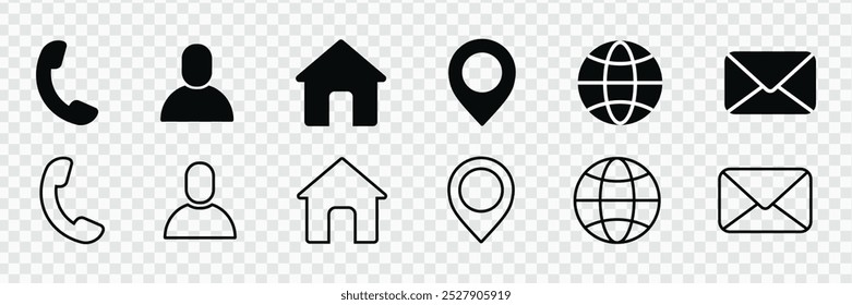 Conjunto de iconos de Web | Iconos versátiles para Sitios web e interfaces móviles