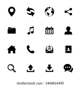 Web icon set. Website icon symbol vector. for web computer and mobile