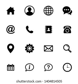 Web icon set. Website icon symbol vector. for web computer and mobile