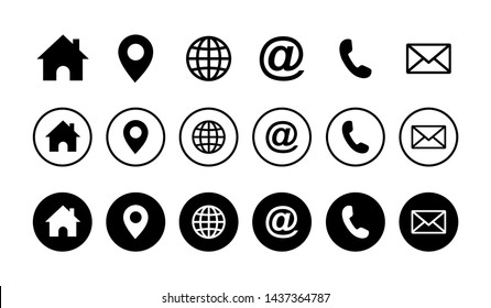 Web icon set. Website set icon vector. for computer and mobile