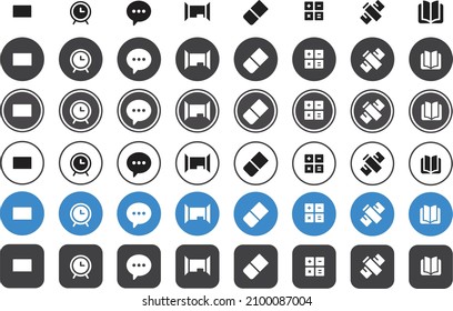 Web icon set. Website set icon vector. for computer and mobile