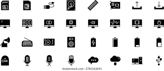Web icon. set website set icon vector. for computer and mobile icon contact icon set. thin line contact symbols phone, mail, fax, info, e-mail, star vector