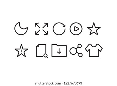 Web Icon Sets Design. Vector Illustration Eps.10