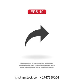 web icon share sign isolated on white background. Simple vector illustration.