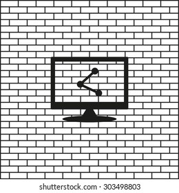 web icon share. icon. vector design