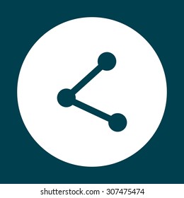 web icon share. icon. vector design