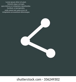web icon share. icon. vector design