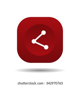 web icon share. icon. vector design