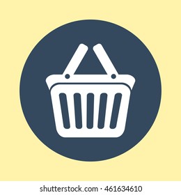Web Icon of Shopping Basket.