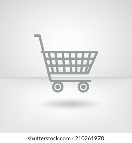 Web icon. Shopping cart