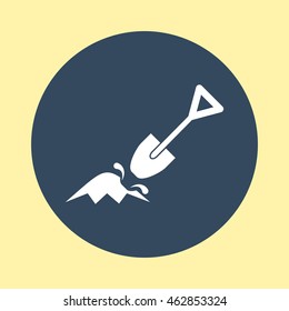 Web Icon of Shovel & Soil .