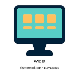 Web icon signs